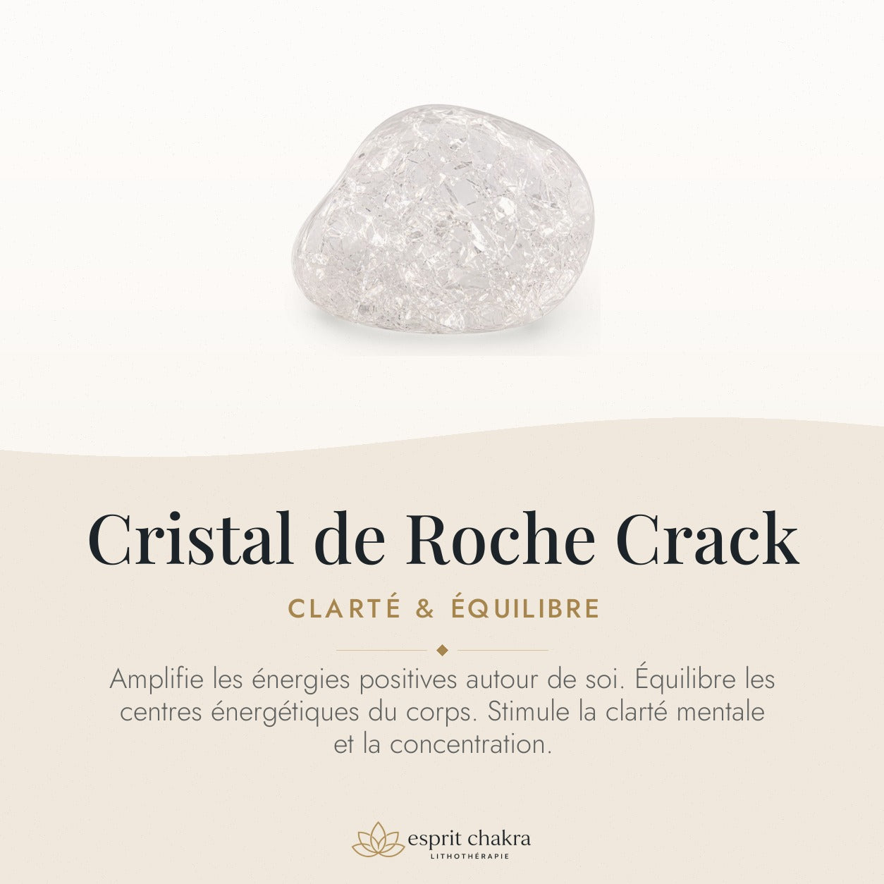 Bracelet Cristal de Roche 8 mm – Soir Paisible — vertus de la pierre