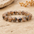 Bracelet Cristal de Roche Rutile 10 mm – Idée Lumineuse