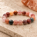 Bracelet Cristal de Roche Rutile 10 mm – Inspiration Claire