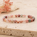 Bracelet Cristal de Roche Rutile 6 mm – Ancrage de l’Envol