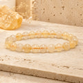 Bracelet Cristal de Roche Rutilé 8 mm – Lien Paisible
