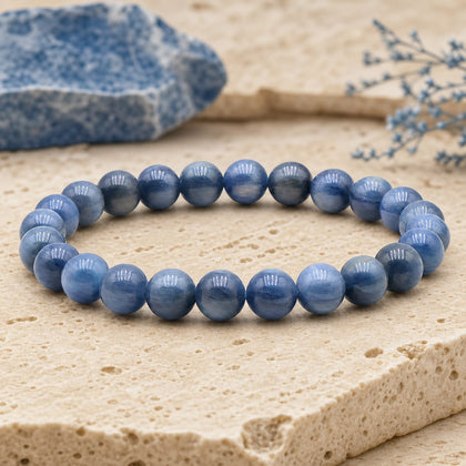 Bracelet Cyanite Bleue 8 mm – Accord Doux