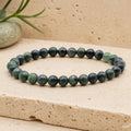 Bracelet Diopside Vert 6 mm – Rencontre Simple