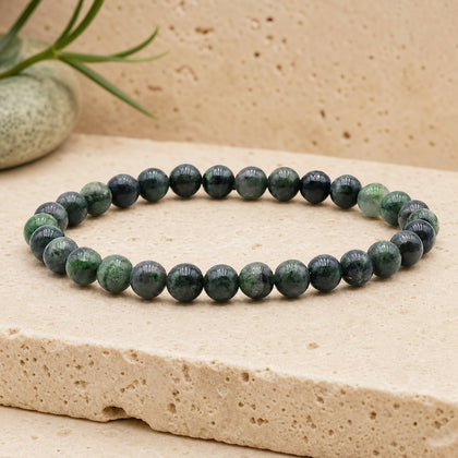 Bracelet Diopside Vert 6 mm – Rencontre Simple