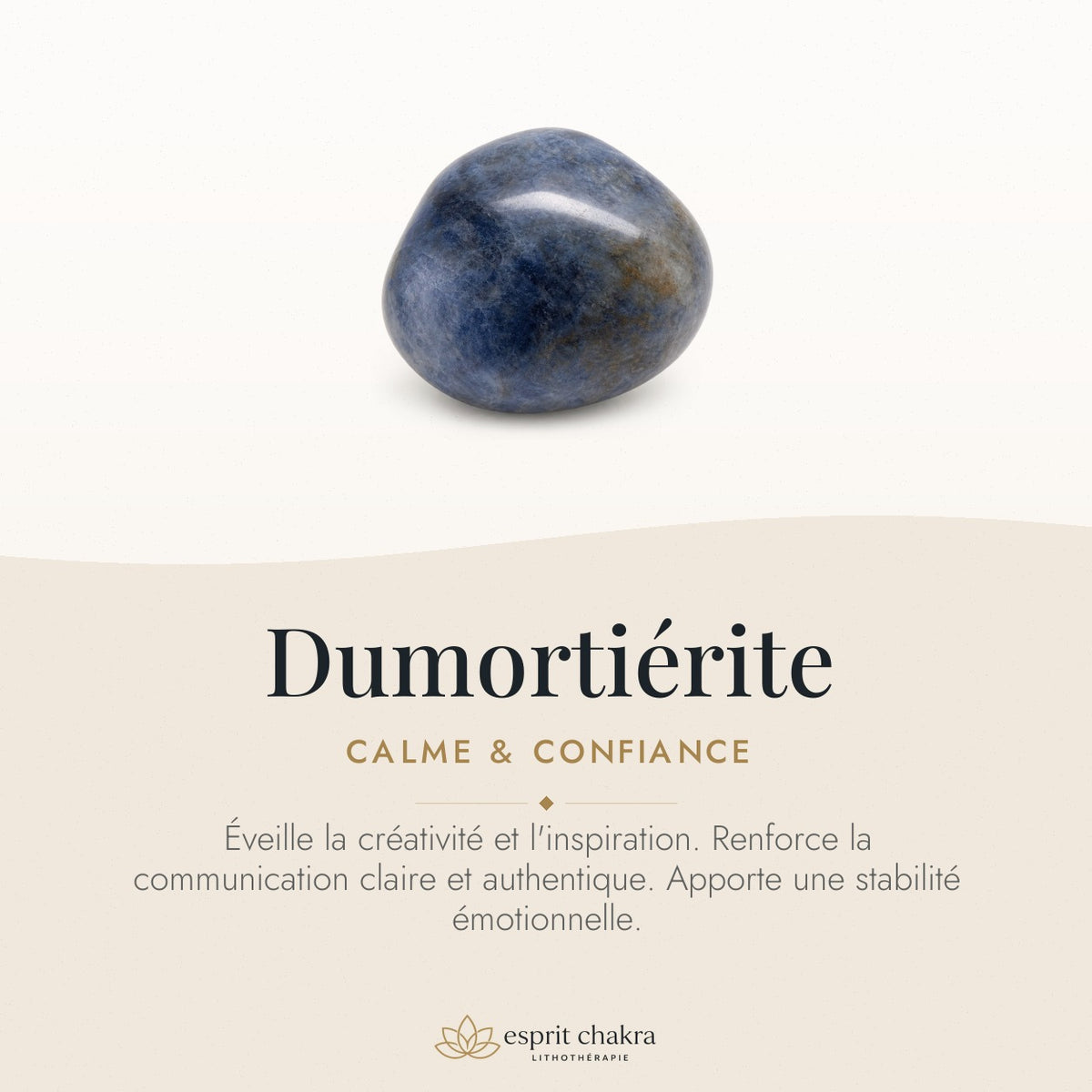 Bracelet Dumortiérite 8 mm – Partage Simple — vertus de la pierre