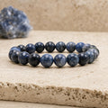 Bracelet Dumortiérite 8 mm – Persévérance Douce