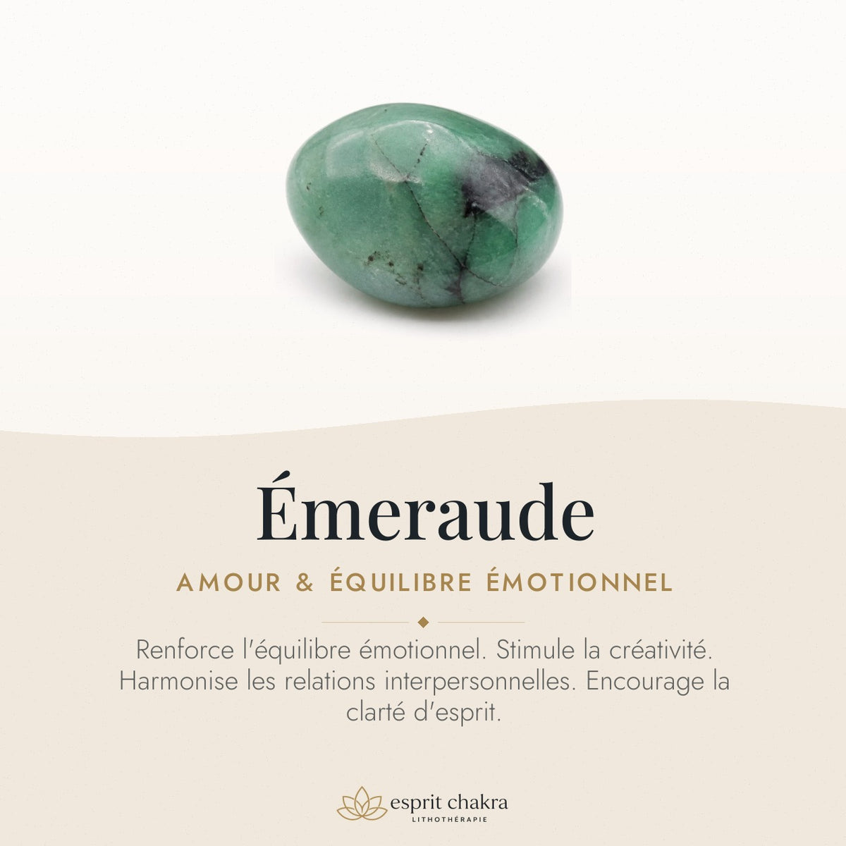 Bracelet Émeraude 6 mm – Amour Durable — vertus de la pierre