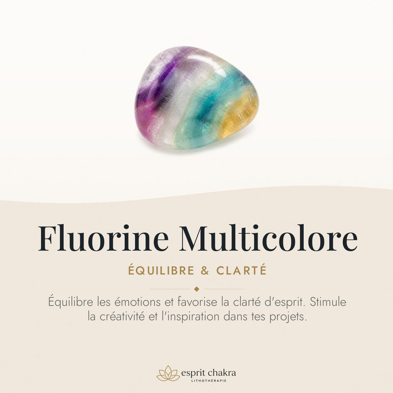 Bracelet Fluorine Multicolore 8 mm – Accueil Serein