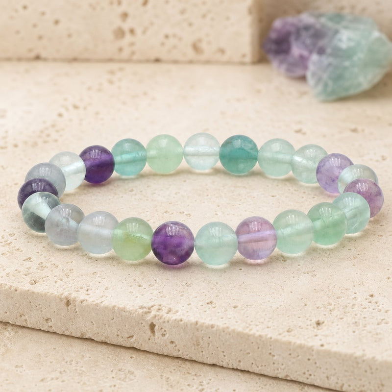 Bracelet Fluorine Multicolore 8 mm – Esprit Clair