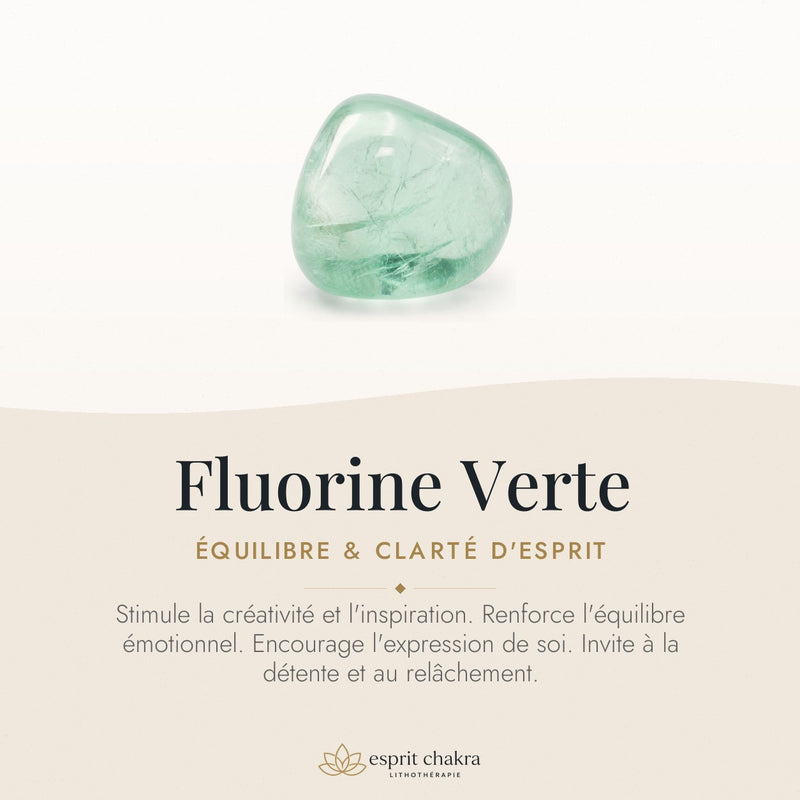 Bracelet Fluorine Verte 8 mm – Légèreté de l’Esprit