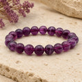 Bracelet Fluorine Violette 10 mm – Discernement Sûr