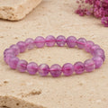 Bracelet Fluorine Violette 8 mm – Amitié Douce