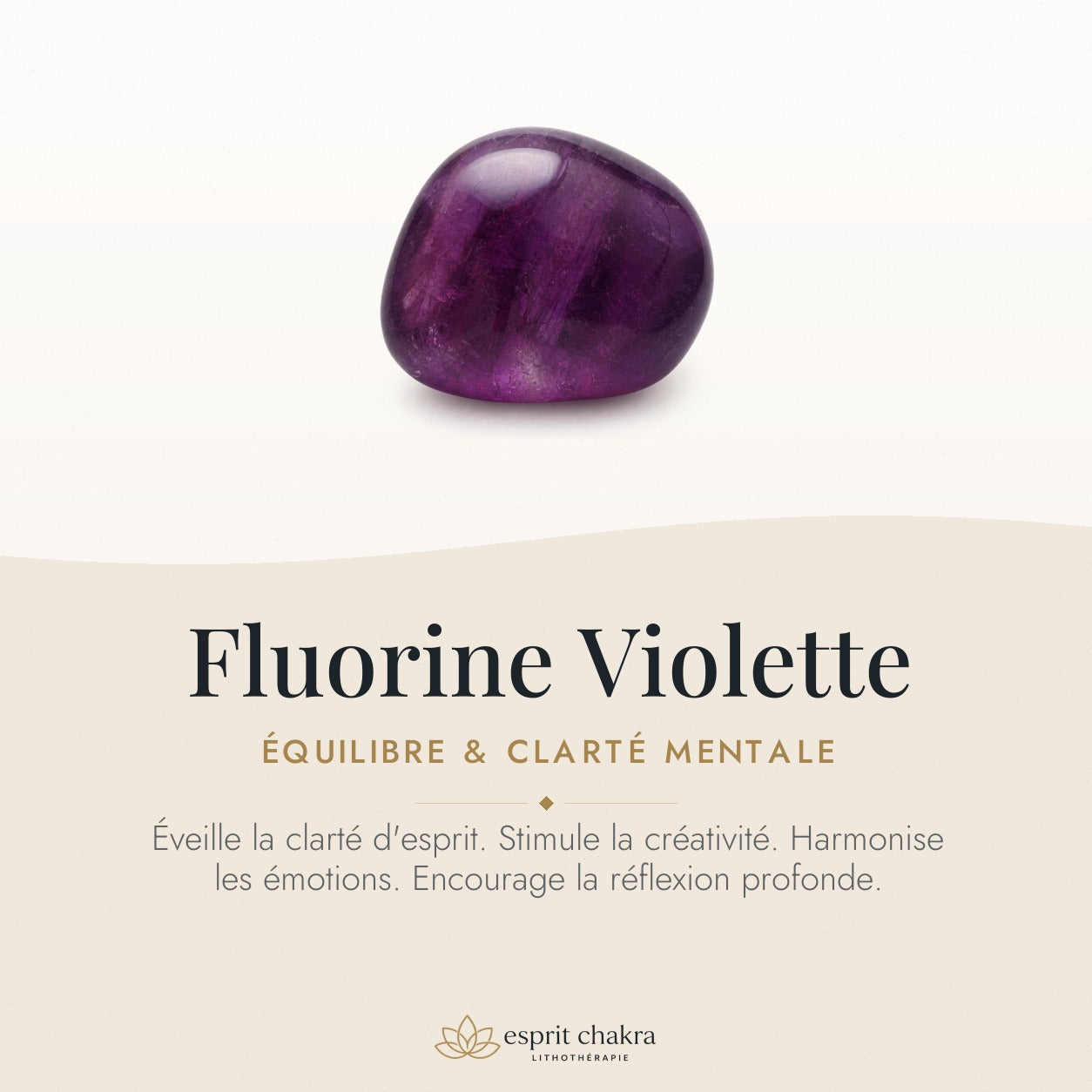 Bracelet Fluorine Violette 8 mm – Amitié Fidèle — vertus de la pierre