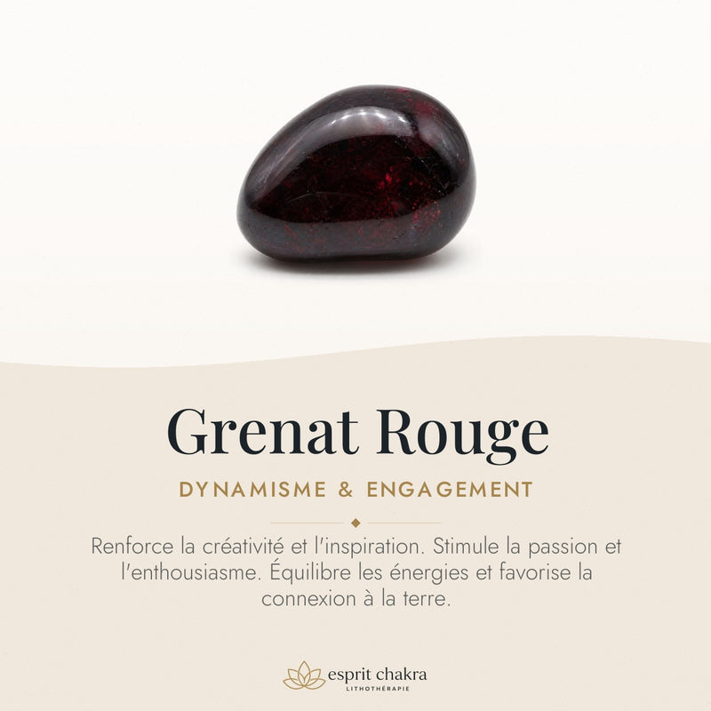 Bracelet Grenat Rouge 4 mm – Ferveur Fidèle