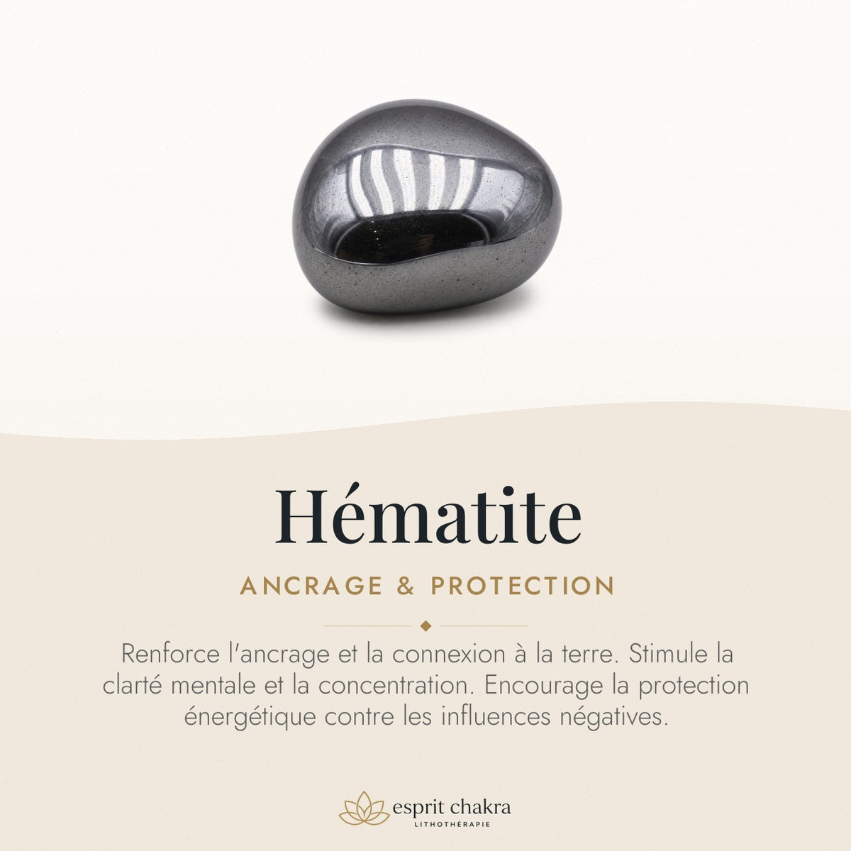 Bracelet Hématite 8 mm – Présence Sereine — vertus de la pierre