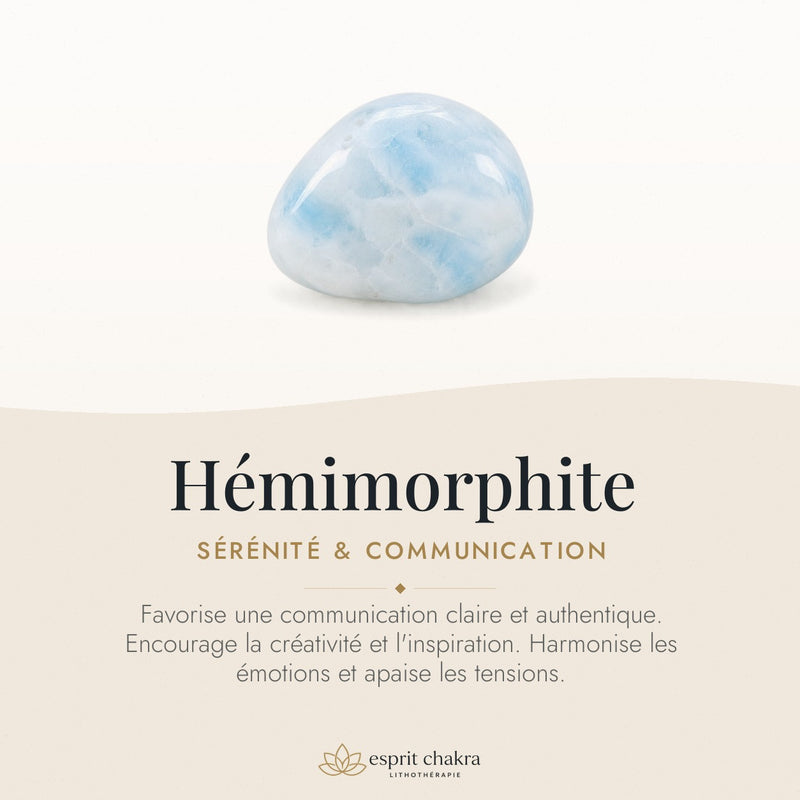 Bracelet Hémimorphite 6 mm – Compassion Douce