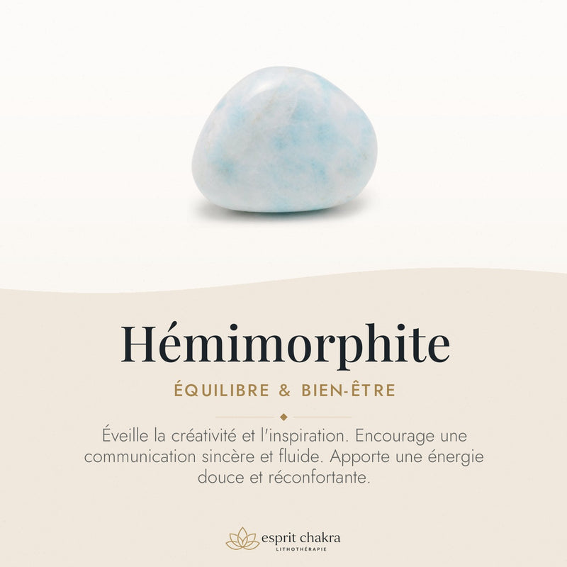 Bracelet Hémimorphite 8 mm – Écoute Bienveillante