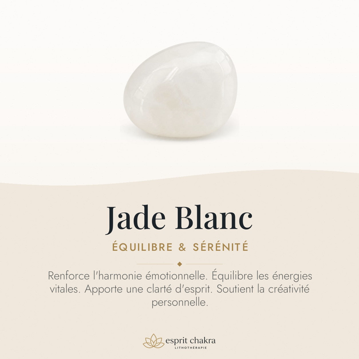 Bracelet Jade Blanc 8 mm – Geste Doux — vertus de la pierre
