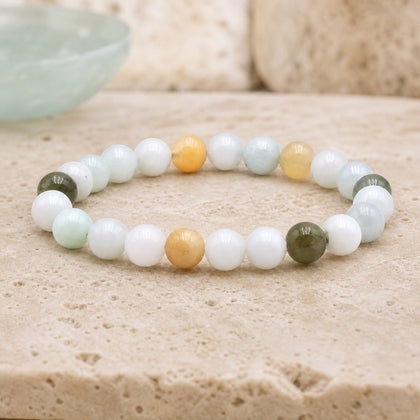 Bracelet Jade de Birmanie 8 mm – Constance Sereine