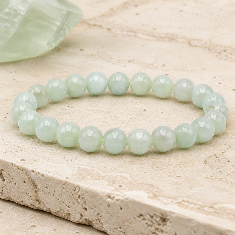 Bracelet Jade de Birmanie 8 mm – Harmonie de la Maison