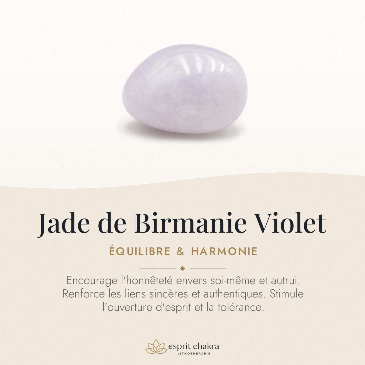 Bracelet Jade de Birmanie Violet 8 mm – Contemplation Paisible — vertus de la pierre