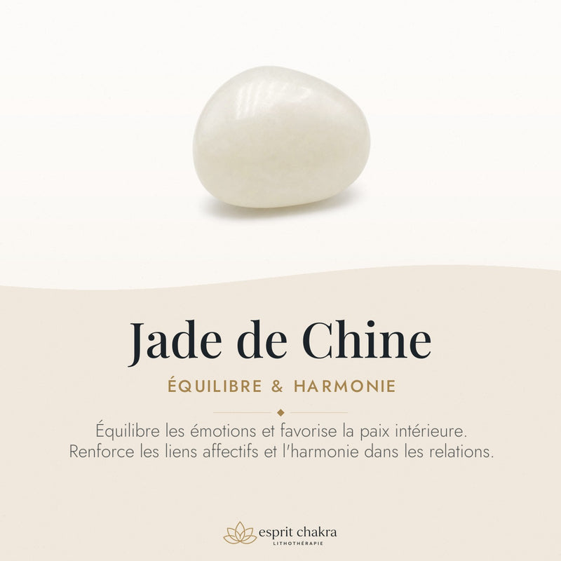 Bracelet Jade de Chine 10 mm – Transmission Douce