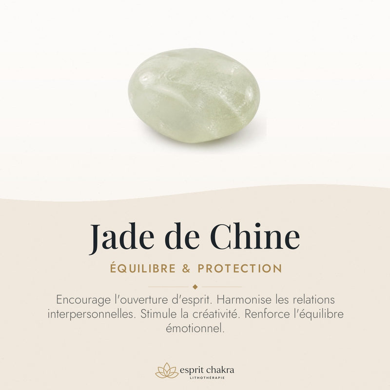 Bracelet Jade de Chine 6 mm – Geste Simple