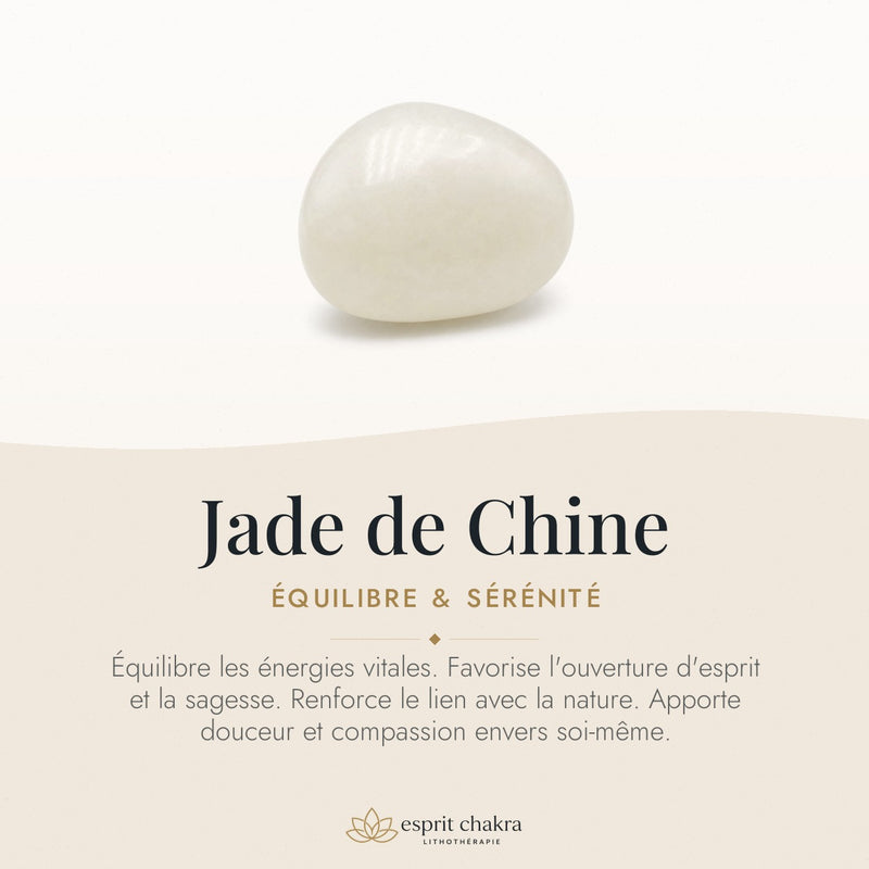 Bracelet Jade de Chine 8 mm – Sourire Doux