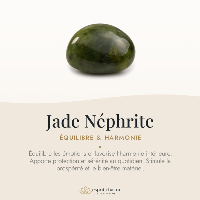 Bracelet Jade Néphrite 4 mm – Équilibre du Chemin