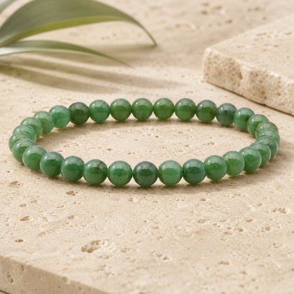 Bracelet Jade Néphrite 6 mm – Fidélité Douce