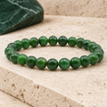 Bracelet Jade Néphrite 8 mm – Cœur Serein