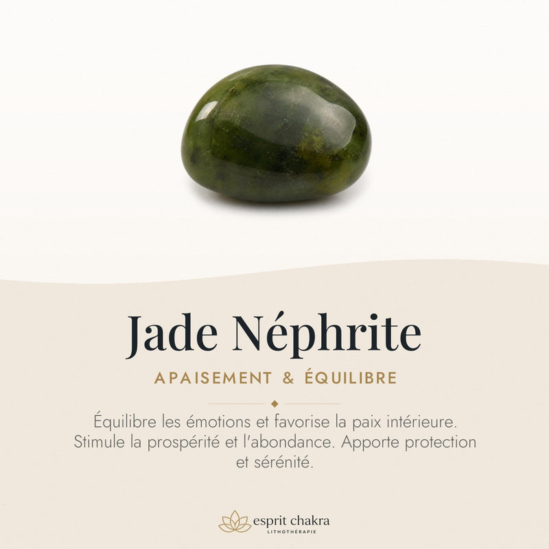 Bracelet Jade Néphrite 8 mm – Don Simple