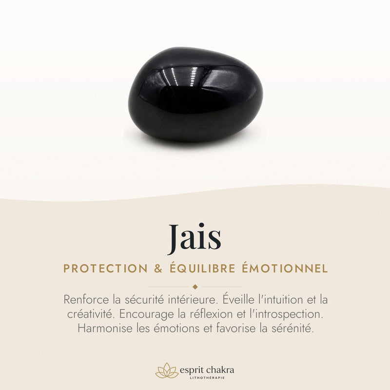 Bracelet Jais 6 mm – Douceur du Recueillement