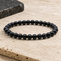Bracelet Jais 6 mm – Douceur du Recueillement