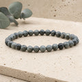 Bracelet Jaspe Breschia Gris 6 mm – Sérénité Retrouvée
