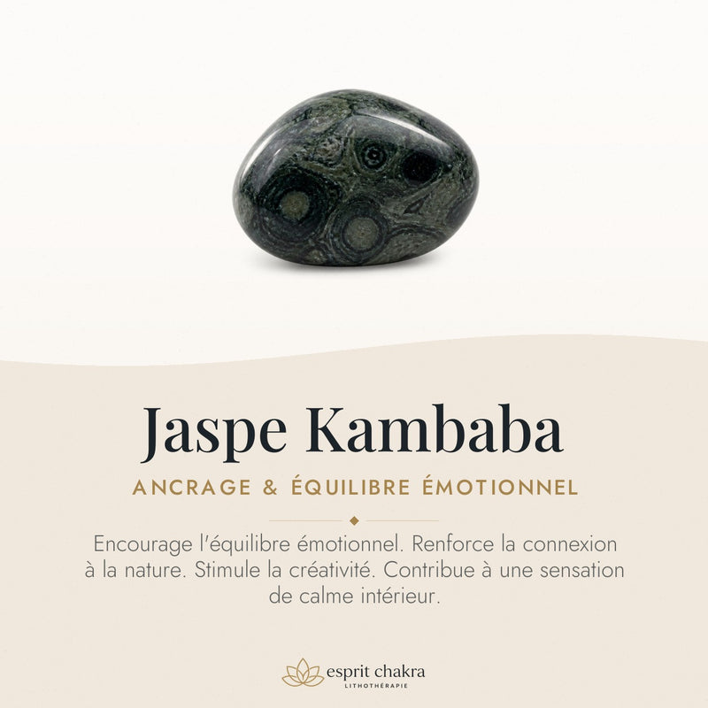 Bracelet Jaspe Kambaba 6 mm – Ancrage