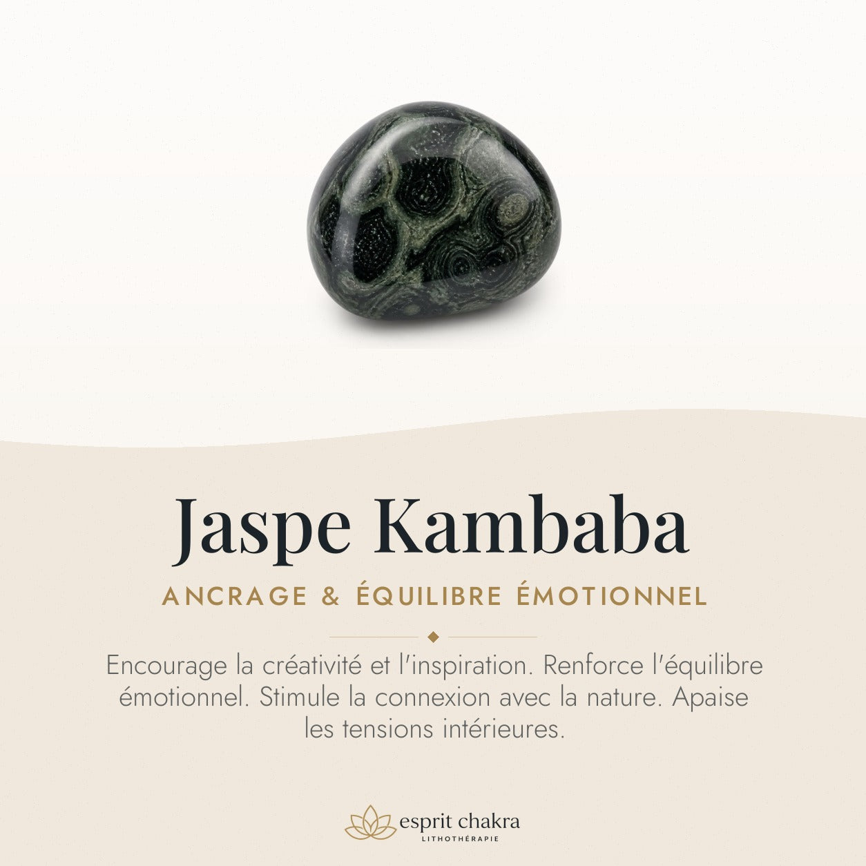 Bracelet Jaspe Kambaba 8 mm – Ancrage Calme — vertus de la pierre