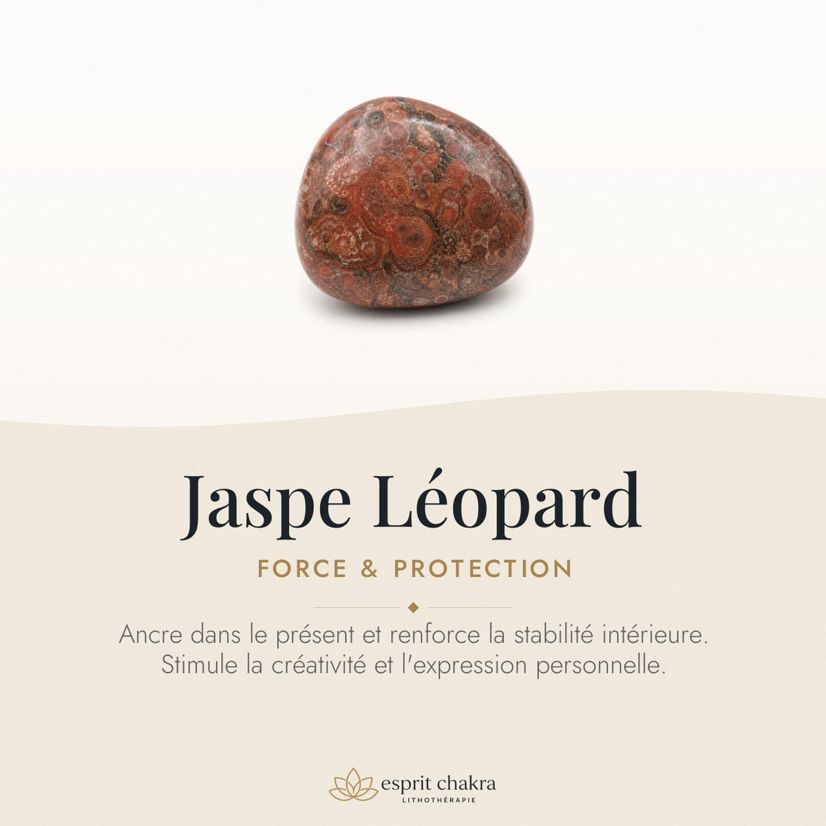 Bracelet Jaspe Léopard 8 mm – Chemin Assuré — vertus de la pierre
