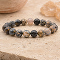 Bracelet Jaspe Océan 10 mm – Équilibre des Cycles