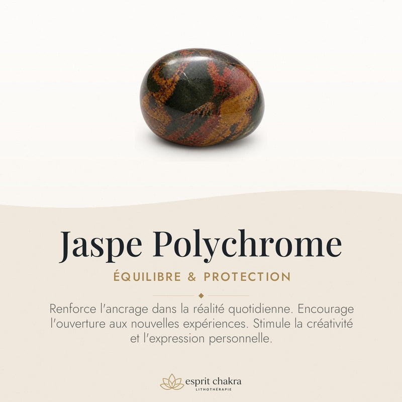 Bracelet Jaspe Polychrome 6 mm – Expression Vive