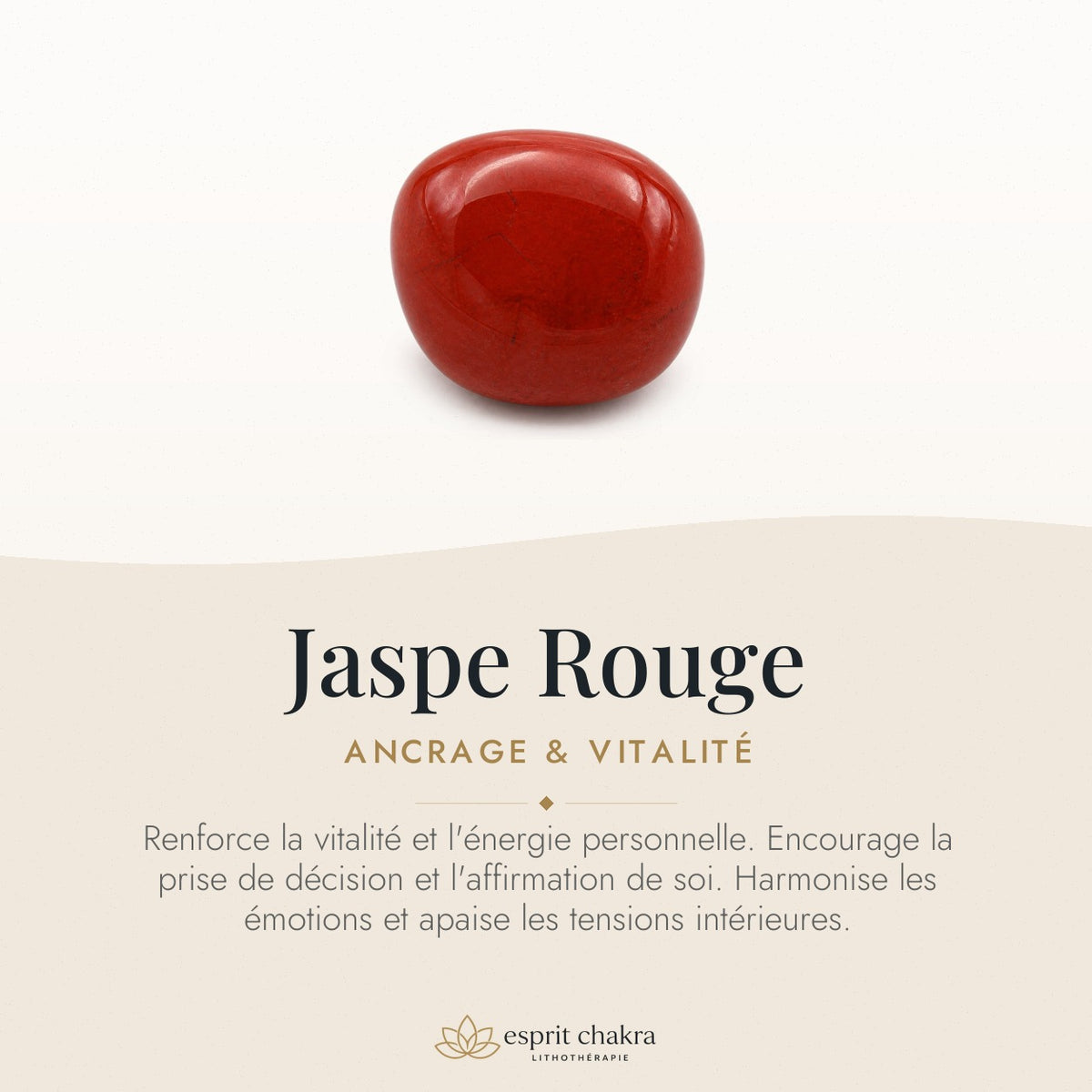 Bracelet Jaspe Rouge 8 mm – Sérénité Intérieure — vertus de la pierre