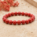 Bracelet Jaspe Rouge 8 mm – Sérénité Intérieure