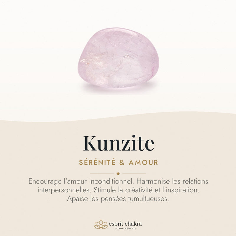 Bracelet Kunzite 10 mm – Lien Tendre