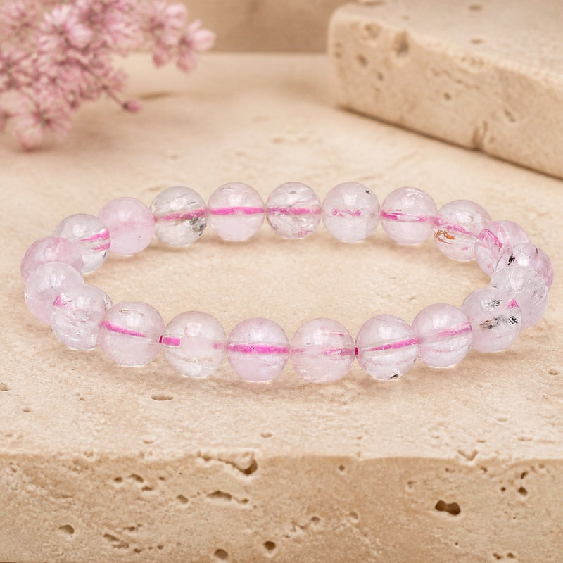 Bracelet Kunzite 10 mm – Lien Tendre