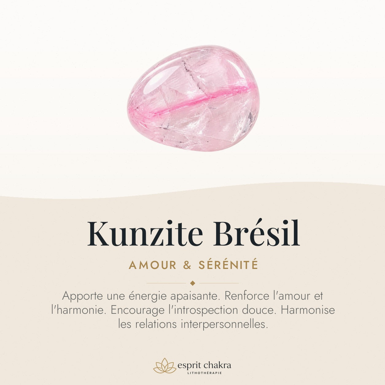 Bracelet Kunzite 6 mm – Amour Confiant — vertus de la pierre