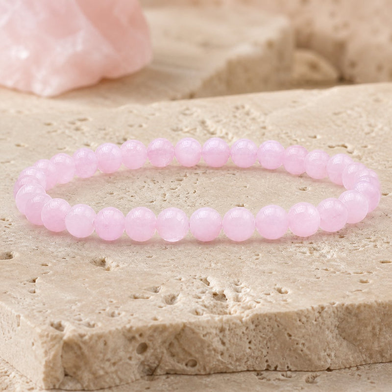 Bracelet Kunzite 6 mm – Attachement Serein