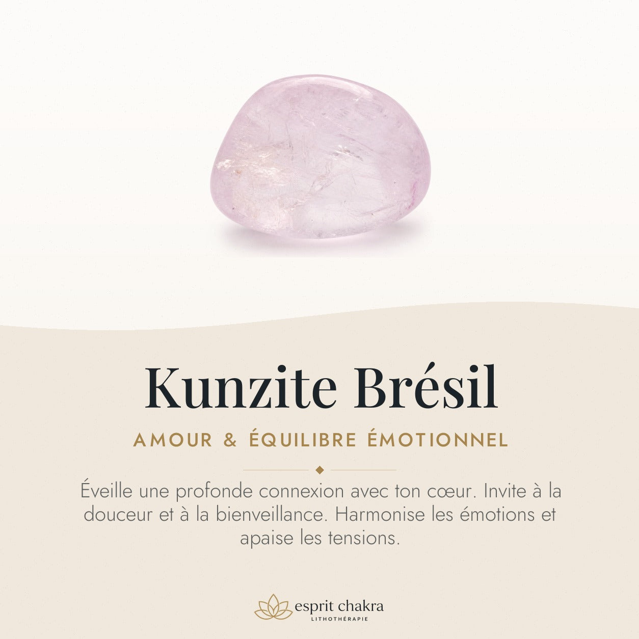 Bracelet Kunzite 8 mm – Attente Douce — vertus de la pierre