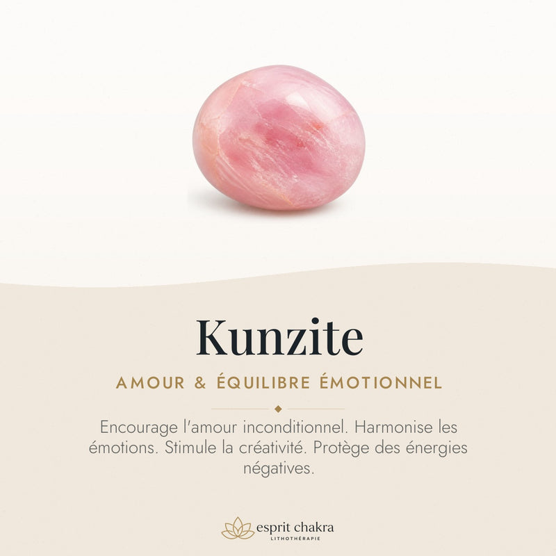 Bracelet Kunzite 8 mm – Lumière Intérieure