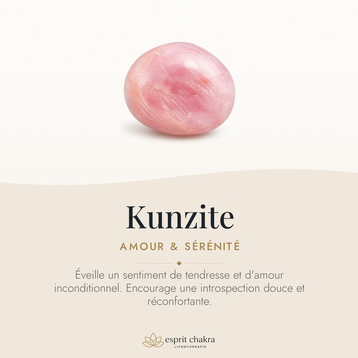 Bracelet Kunzite 8 mm – Paix du Sentiment — vertus de la pierre