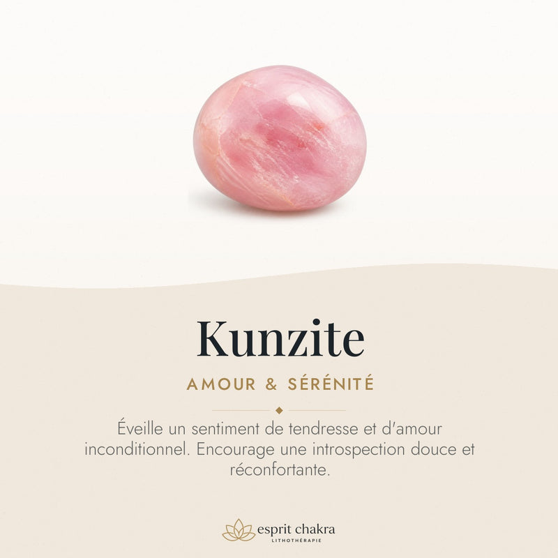 Bracelet Kunzite 8 mm – Paix du Sentiment